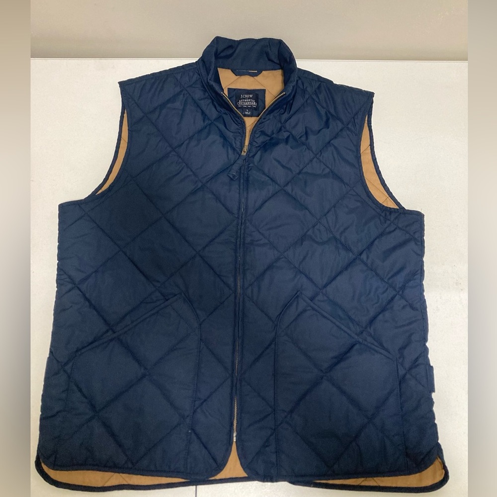 J. Crew Factory Quilted Walker Vest (LARGE)